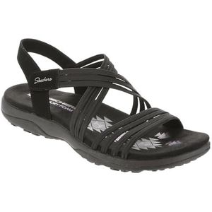 Skechers Reggae Slim-Sunnyside 2.0 damessandalen, zwart, 37 EU