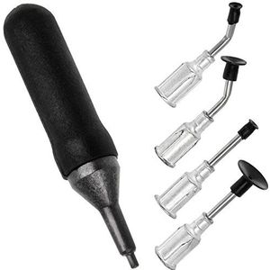 Antistatische ESD vacuümpipet zuigpomp vacuüm pincet grijper set met 4 zuignappen voor SMD onderdelen