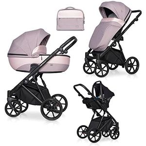 SaintBaby Pearl Kinderwagen, 3-in-1, 4-in-1, keuze uit buggy, metallic nano Pro, 05, 3-in-1, met babyzitje