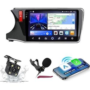 Android 14 Autoradio Navi voor H-onda City LHD/RHD (2015-2018) 9-inch QLED-scherm autoradio met draadloze Carplay Android Auto GPS-navigatie met BT5.0 HIFI FM 5G-WiFi SWC RDS MIC,M200s