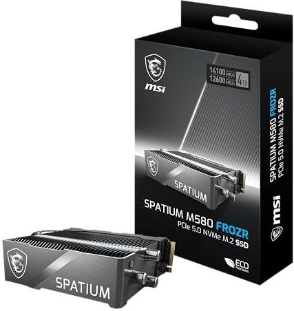 MSI - SPATIUM M580 - SSD - 4TB - PCIe 5.0 NVMe M.2 2280