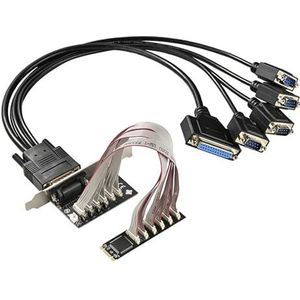 Zdprkqzvz (B+M-Sleutel) aan 4port 232+Enige Parallelle Havenkaart voor Desktopuitbreidingskaart voor verbeter Connectiviteiten