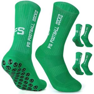 Grip Voetbalsokken Voor Heren, 2 Paar, Uniseks Sokken | Anti-Slip Design | Universele Schaal 39-46 | 75% Katoen | Voetbalsokken Voor Kinderen, Voetbalsokken Voor Mannen