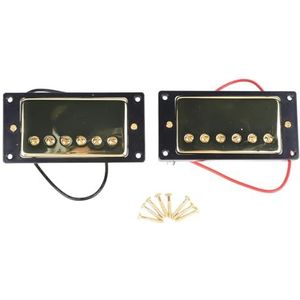 Brugpickup, Gitaarpickup Goede Compatibiliteit Krachtige Uitvoer Eenvoudige Installatie Om Te Oefenen (Goud)
