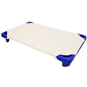 American Baby Company 100% Natuurlijk Katoen Percal Kinderbedlaken voor Kinderopvang Standaard Maat 58,4 x 129,5 cm - Zacht en Ademend Ledikant Laken voor Kinderopvang en Kleuterschool, Crème