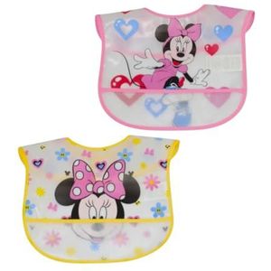 Ellepi Slabbetje Disney pasgeboren babytas Mickey Mouse Minnie waterdicht pvc, Minnie, Eén Maat