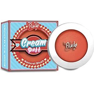 RUDE Rouge Cream Puff Natural | Fruit Tart roze cranberry tint | lichte en duurzame textuur, zacht en eenvoudig aan te brengen, ideaal voor alle huid, fruittaart, 1 g (1 stuk)