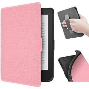 Slaap Cover Geschikt for Kobo Clara 2E N506 2022 Cover Soft Tpu Case Met Auto Sleep/Wake Hand Strap smart Case (Color : Pink)