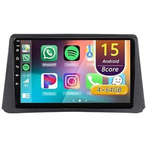 Android 15 Radio,voor Opel Mokka 1 2012-2016, 9 Inch Touchscreen Autoradio Met Wireless CarPlay Android Auto Bluetooth WIFI GPS-navigatie Swc(F 8core(8G+256G))