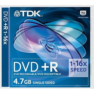 Philips - DVD+R - Optische Gegevensdrager - 4.7GB - Slim Hoesje
