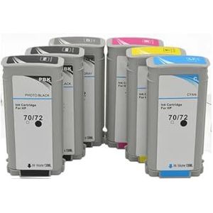 Inktpatronen for Designjet T610 T770 T795 T1100 T1120 T1200 T1300 T2300 printers(Matte Black)