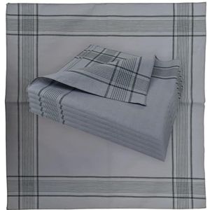 Bundeswehr Stoffen zakdoeken voor heren, 100% katoen, afmetingen 50 x 50 cm, grijsgroen, 50x50cm