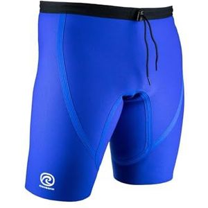 QD R3 onderbroek, compressie shorts, neopreen sport shorts voor powerlifting, duursporten, voetbal, handbal, winkels warmte, Kleur:Blauw, Maat:M