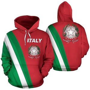 DUNBRI Pullover-hoodie - Italiaanse Kleding - Speciale Editie (Color : Black, Size : L)
