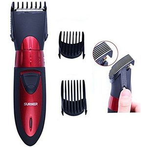 Surker Razor HC-7068 Elektrische haarsnijmessen met 2 kammen met keramiek, ideaal voor kinderen, mannen en ouderen, cadeau-idee