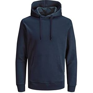 Jack & Jones Sweater met capuchon en logo voor heren, Insigniablauw, S