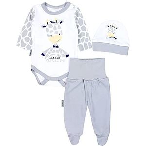TupTam Babykleding Set met Opdruk 3-delig, Giraffe, 62