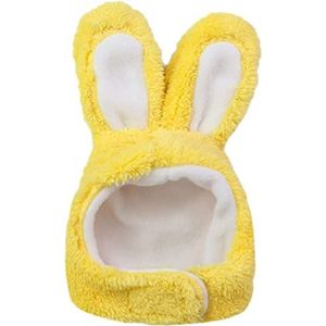 Bunny Hat Pet Multicolor Wol Caps Hond Kat Leuke Zachte Katoenen Cap Warme Pluche Comfortabele Konijnen Oren Hoeden Huisdier Kleding (C)