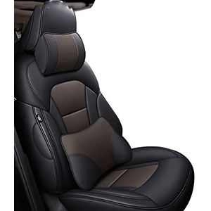 Stoelhoezen Beschermhoezen Auto Bekleding Voor Civic 2006-2011 Voor Accord 2003-2007 Voor Crv 2008 Voor Jazz Voor Fit Voor Stad Automotive Interieur Onderdelen(Black+Coffee,Deluxe)