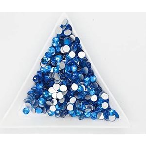 ss2~ss12 AAAAA Crystal Non Rhinestone Super Bright Glass Strass 3D Nail Art Decoratie DIY Jurk Kleding-Capri Blue,ss8 1440pcs