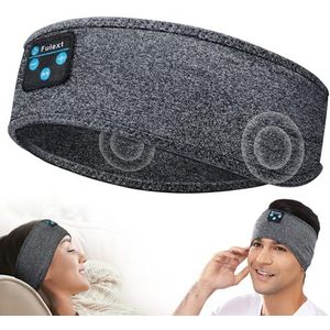 Fulext Slaaphoofdtelefoon, Bluetooth, slaaphoofdband, grijs, draadloos, Bluetooth, hoofdband, slaaphoofdtelefoon, om te slapen, ontspanning, meditatie, reizen, yoga, hardlopen, joggen