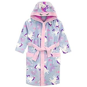 Harry Bear Meisjes Badjassen Unicorn Purper 128