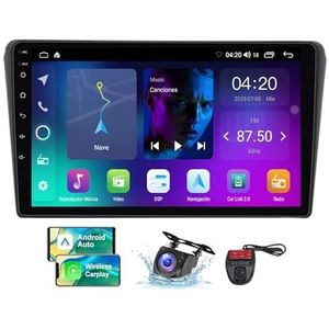 Android 13 9 Inch 2 Din QLED Autoradio Voor Toyota Avensis T250 2 2003-2009 - Camera DVR GRATIS - Steun Carplay Android Auto DSP Stuurwiel FM RDS DAB WIFI 4G Bluetooth Split-Screen(B,NF-1)