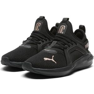 PUMA Softride Enzo Alternative Closure Sneakers voor kinderen, uniseks, Puma zwart roségoud, 31 EU