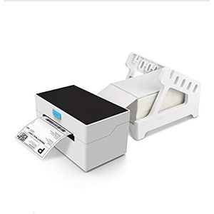 Etiketprinters High-speed label barcode printer USB Bluetooth Thermal Printer Label Maker Sticker Verzending Express Label-printer (Color : BT with bracket)