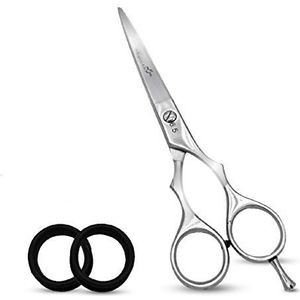 Professioneel haar knippen 6.5 inch kappersschaar roestvrij staal met vingersteun lichtgewicht scheermesrand salon standaard kappersschaar keuze van kappers door Majestik+