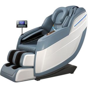 4D Shiatsu-massagestoel Met SL-Track En Lichaamsscanfunctie, Voorzien Van Verwarmde Airbags En 12 Massagestanden(Bianco)