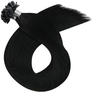 Nails Tip Hair Extensions Echt Menselijk Haar Haarmachine Remy For Vrouwen Rechte Utip Extensions Gemakkelijk Te Gebruiken(1,14inches)