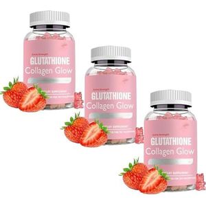 2024 New Glutathione Collagen Glow Gummies, Glutathione Collagen Glow, Glutathione Collagen Gummies (3PCS)