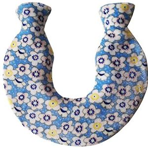 DieffematicRSD Warmwaterkruik U-shaped Hot Water Bag Cloth Cover Water-filled Hot Water Bag Cloth Bag (Color : Blue)