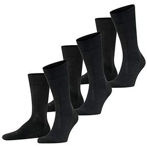 FALKE London 3000 Functionele herensokken, verpakking van 3 stuks, zwart (3000), 39-42 EU