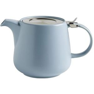 Maxwell & Williams AY0299 theepot lichtblauw 1200 ml, serie Tint - porselein, roestvrij staal klassiek - zeef