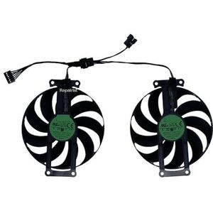 GPU-videokaartventilator, PLA09215S12H, T129215SU, voor ASUS voor DUAL RTX 3060Ti V2 voor MINI OC, voor 3060 12GB Mini, 2 stuks/set(T129215SU)