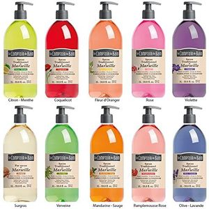 Le Comptoir du Bain Traditionele zeep van Marseill, mandarijnsalie, 1 l