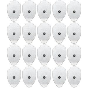TENS Elektrodenpads, elektrode-stimulator, elektrodenpads, snap 3,5 mm, TENS-elektrode-patches voor TENS, digitale therapie, massageapparaat (20 stuks)