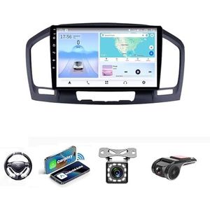 Android 13 2 DIN Autoradio Stereo 9 inch Screen voor Buick Regal/Opel Insignia 2009-2013 GPS Navigatiesysteem FM AM RDS DAB+ Radio Carplay Android Auto Qualcomm BT 5.0 Dolby DTS(NF-7 8Core 8+256G)
