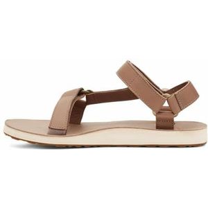 Teva Originele universele leren sandalen voor dames, caribou, 37 EU