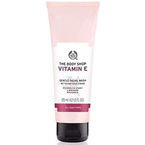 The Body Shop Vitamine E Gentle Facial Wash unisex, vitamine E Milde Wascrème 100 ml, per stuk verpakt (1 x 100 ml)