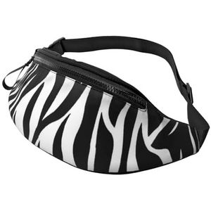 Fanny Pack, Running Belt Bag Heuptas Reizen Borst Tas Crossbody Tassen Unisex, Zebra Print Print, zoals afgebeeld, Eén maat