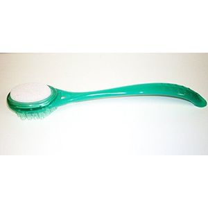 Body & Sole - Elite - Badborstel - Groen - Dubbelzijdige Badborstel met Puimsteen