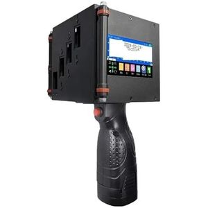730PLUS 100mm draagbare handheld thermische inkjetprinter, QR-barcode batchnummer logo vervaldatum coderingsmachine voor Tekst Barcode Datum Tijd, etc(With 4 ink)
