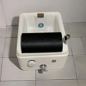 Draagbaar Verwarmd Voetmassagebad, Met Surfgolfmassagefunctie En Kleurrijke Lamp, éénklik Afvoer, Voor Thuis, Nagelsalons En Salons, Voor Voetbaden Om Stress Te Verlichten D