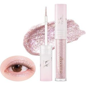 Dasique Starlit Jewel Liquid Glitter (08 Love Flake), glanzende oogschaduw, langdurige oogschaduw, meerdimensionale glanzende afwerking, sneldrogend, multifunctioneel