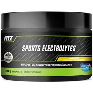 Sport Elektrolyten Poeder 180g - 60 Porties - Veganistisch en Suikervrij - Boost Hydratatie en Stofwisseling - Elektrolyten Drankmix in Citroensmaak - by MZ