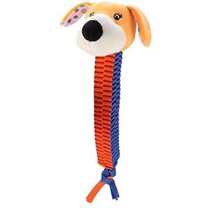 Honden kauwspeeltjes Hondenspeelgoed voor huisdieren Gevlochten speelgoed Puppy kauwspeeltjes Duurzaam interactief katoenen speelgoed voor kleine en middelgrote honden (gele hond)