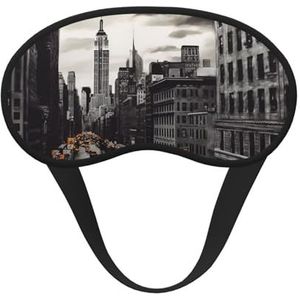 Love from New York Sleep Eye Mask voor dames en heren, zacht en comfortabel slaapmasker, verduisterend slaapmasker voor reizen, yoga, dutje in ploegendienst